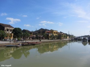 der Thu Bon Fluss in Hoi An