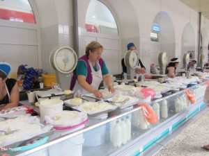 russischer Frischkäse in St. Petersburg