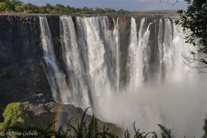 Die Main Falls an den Victoria Falls