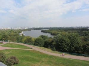 Blick auf die Moskva