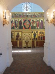 Blick in das Museum von Kolomenskoje