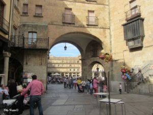 die Altstadt in Salamanca
