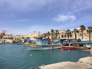 Hafen Marsaxlokk Englisch Sprachreise Malta